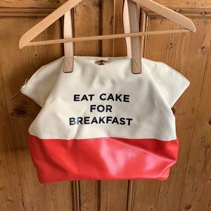 Like new Kate Spade ‘Eat Cake For Breakfast’ tote